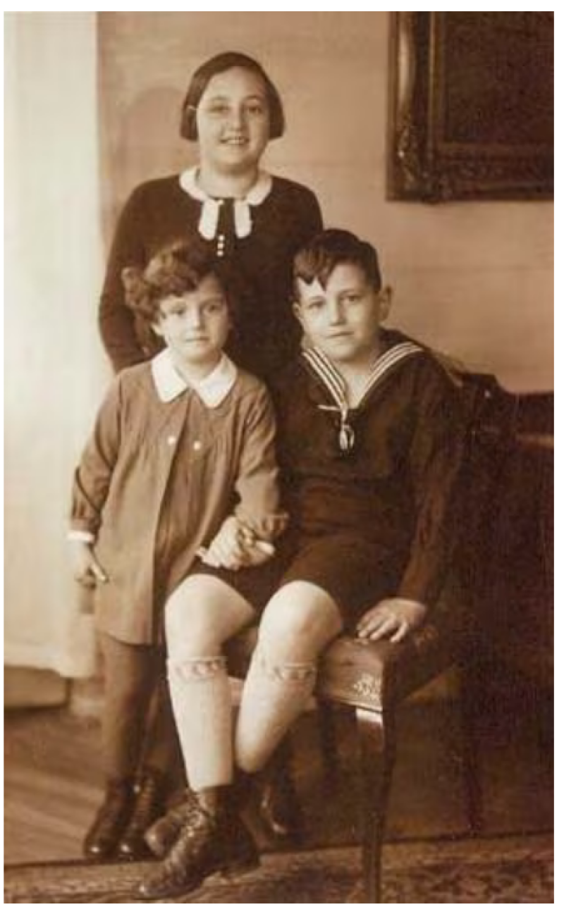  Judith, Kurt und Eva Bütow. Familienbesitz