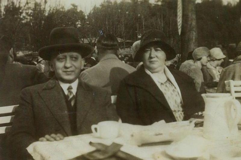 Julius und Johanna Pape. Undatierte Aufnahme. Foto: Naomi Sommerfeld-Amitay