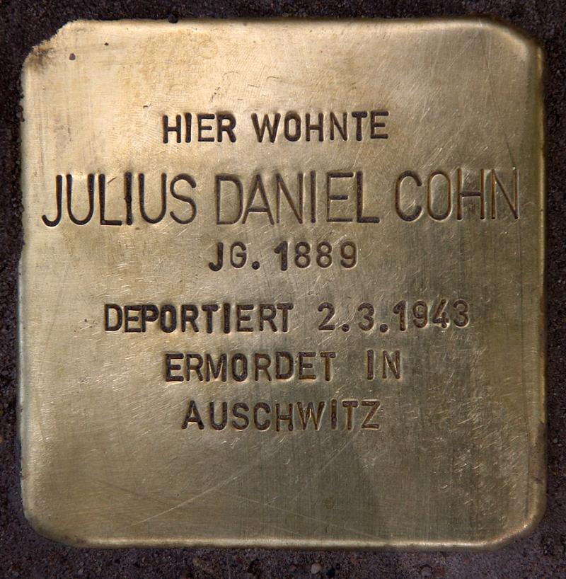 Julius Daniel Cohn © OTFW