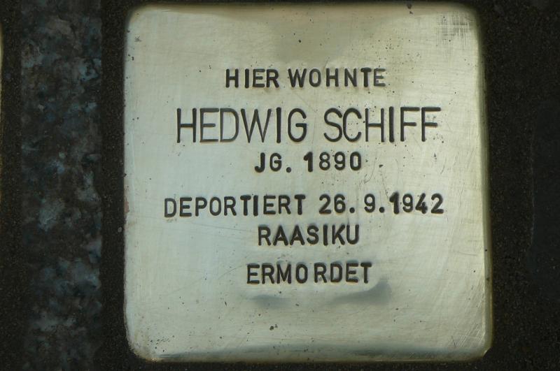 Foto: Initiative Stolpersteine Charlottenburg-Wilmersdorf