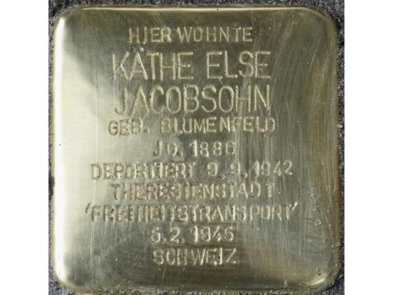 Käthe Else © Stolpersteininitiative, Hupka