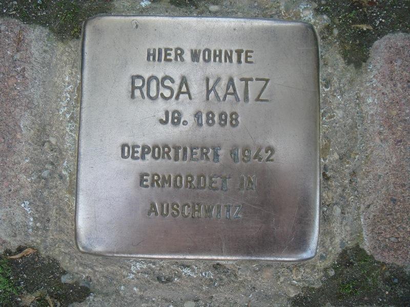 Stolperstein für Rosa Katz