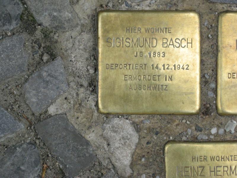 Stolperstein für Herta Basch. Copyright: MTS