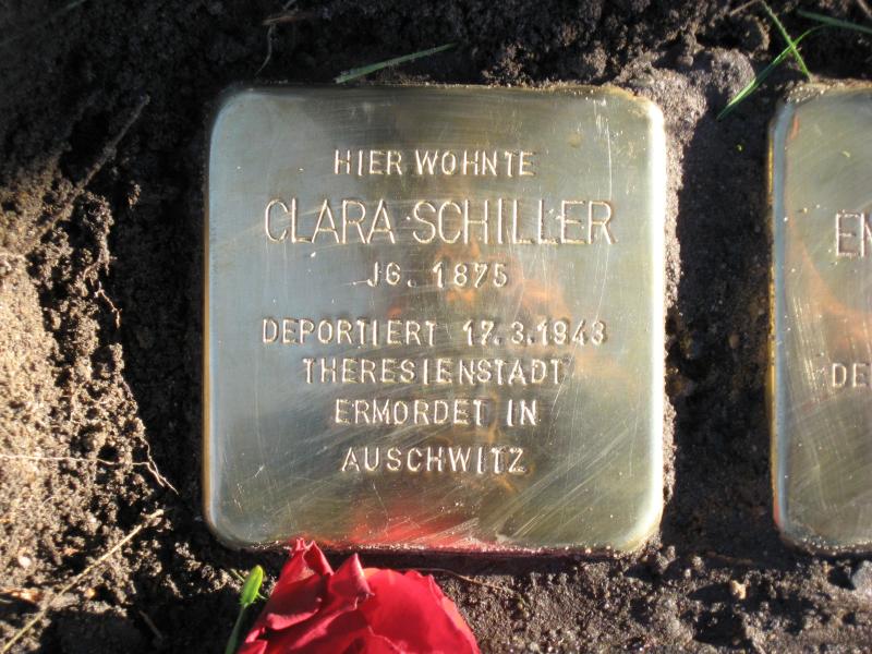 Stolperstein für Clara Schiller © MTS