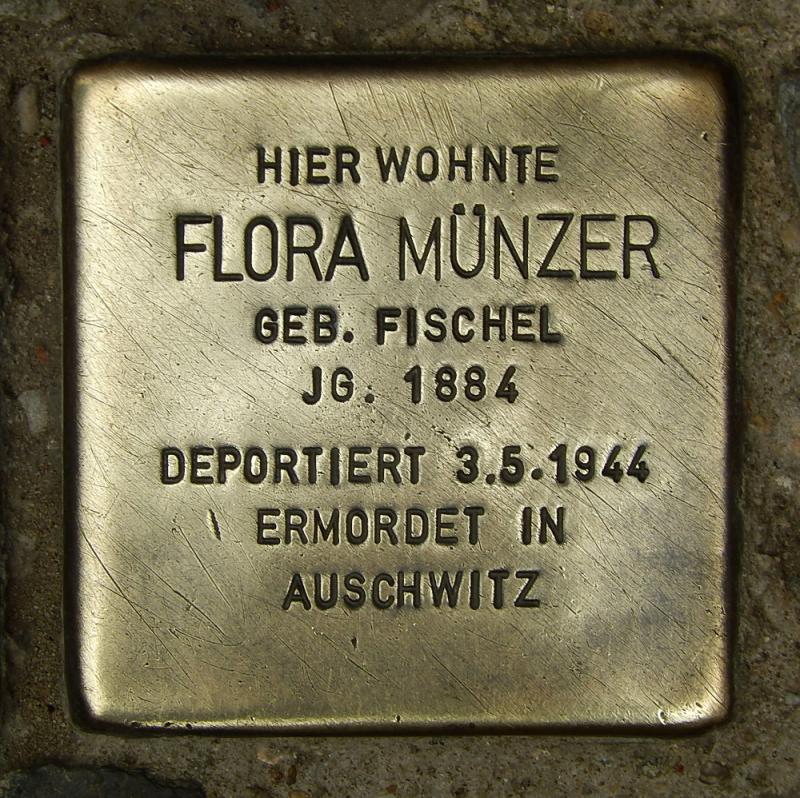 Stolperstein für Flora Münzer