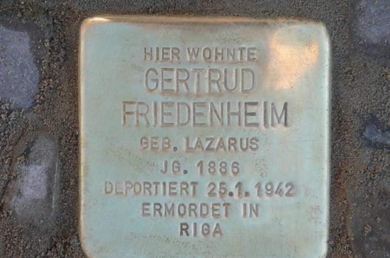 Foto: Initiative Stolpersteine Charlottenburg-Wilmersdorf