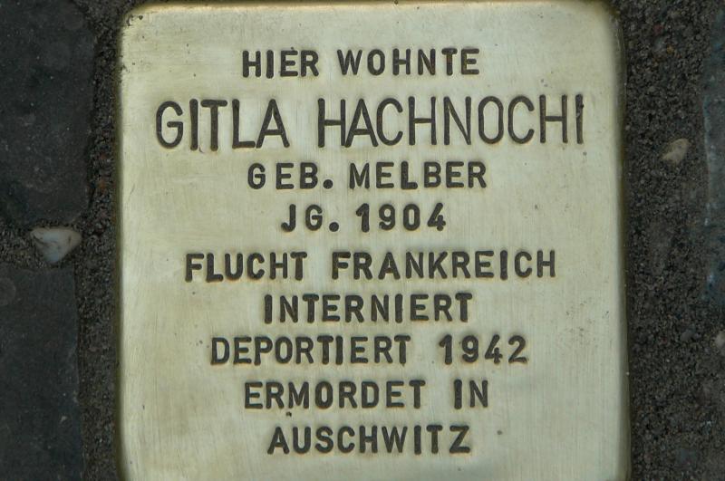 Foto: Initiative Stolpersteine Charlottenburg-Wilmersdorf