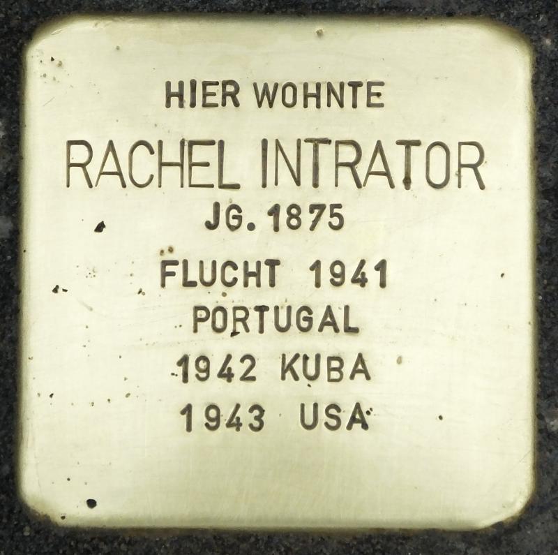Stolperstein für Rachel Intrator