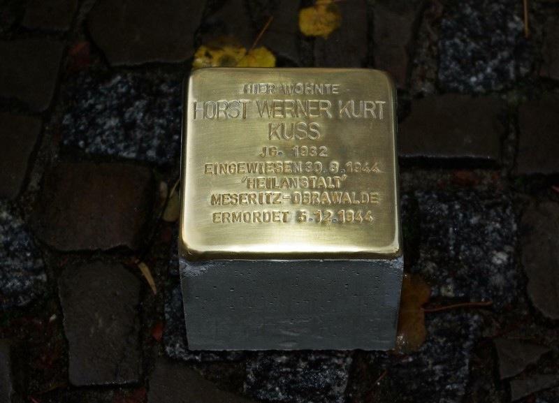 Stolperstein für Horst Werner Kuss