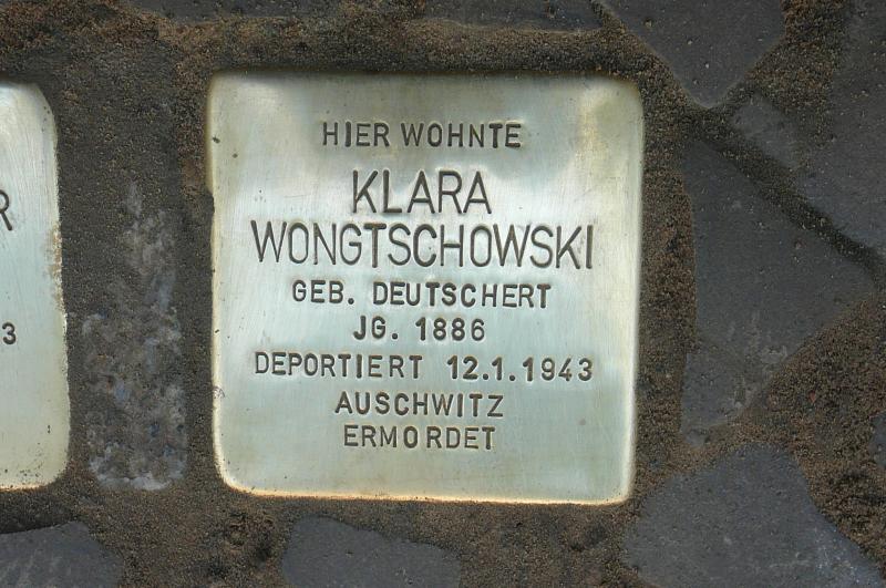 Foto:Initiative Stolpersteine Charlottenburg-Wilmersdorf