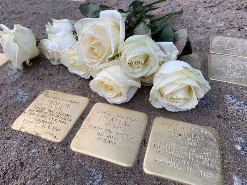 Stolpersteine Familie Lax © Hans-Wilhelm Saure