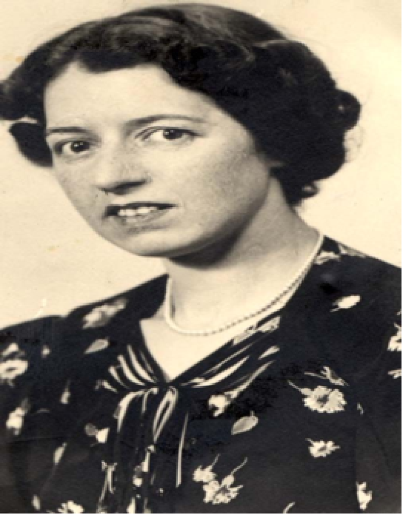 Eva Lehmann um 1940. Bild. Familienarchiv G. Pomer