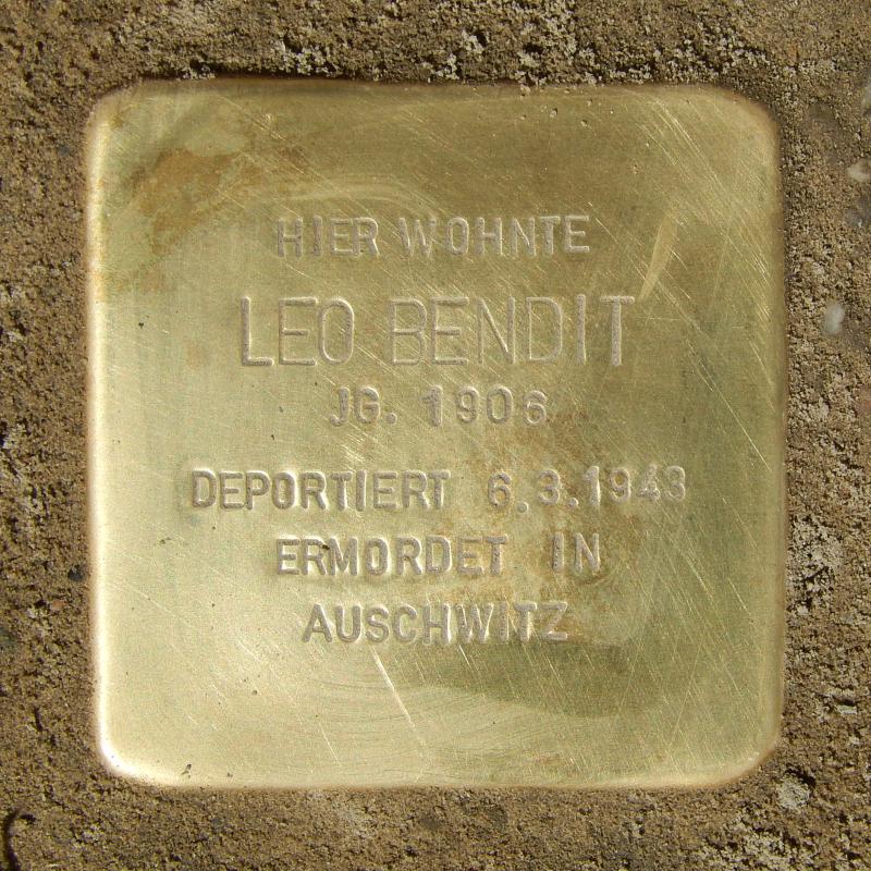 Stolperstein für Leo Bendit