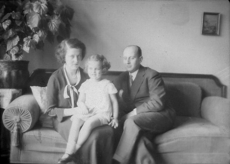 Elisabeth und Robert Lesser mit ihrer Tochter Renate
