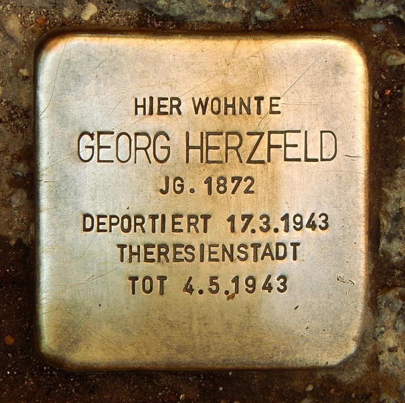Stolperstein für Georg Herzfeld