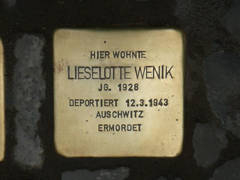 Foto: Initiative Stolpersteine Charlottenburg-Wilmersdorf