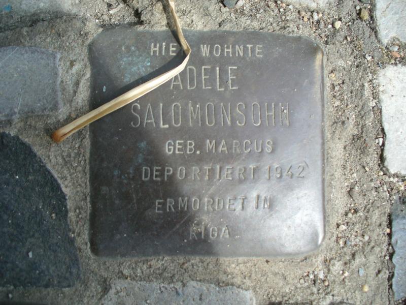 Foto: Initiative Stolpersteine Charlottenburg-Wilmersdorf