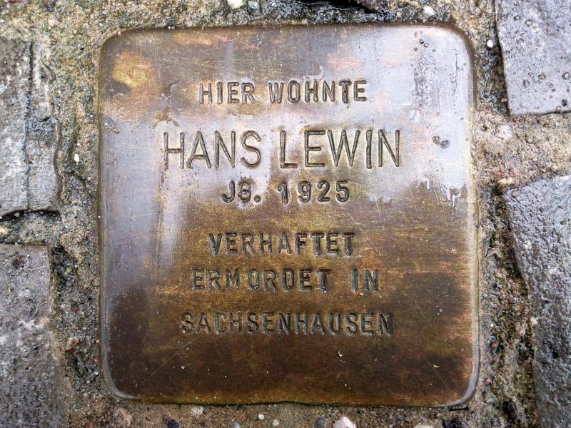 Foto: Initiative Stolpersteine Charlottenburg-Wilmersdorf