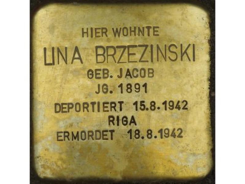 Stolperstein Lina Brzezinski © H. J. Hupka