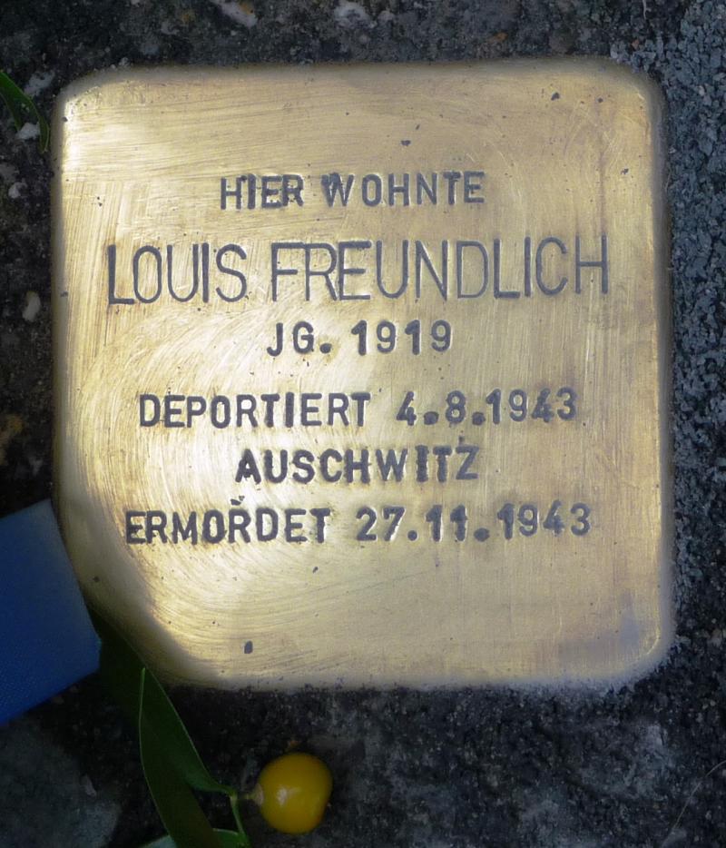 Stolperstein Louis Freundlich / Museum Neukölln ©