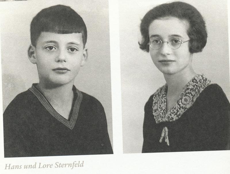 Lore Sternfeld und ihr Bruder Hans