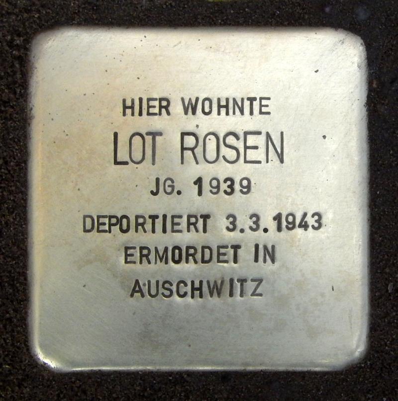 Stolperstein für Lot Rosen