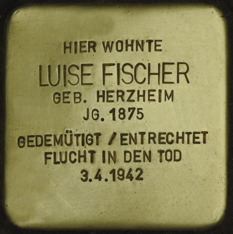 Bild: Stolpersteine-Initiative CW, Hupka