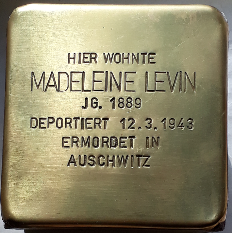 Stolperstein Madeleine Levin