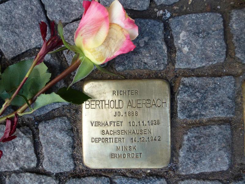 Stolperstein für Berthold Auerbach