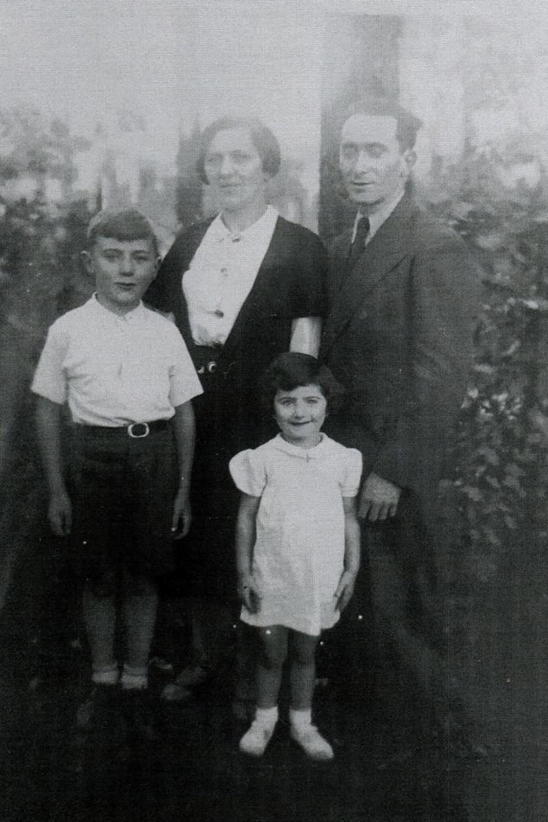 Abraham mit Frau Gutcha und seinen Kindern © Archiv Familie Horowicz
