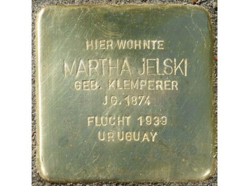 Stolperstein für Martha Jelski © H. J. Hupka