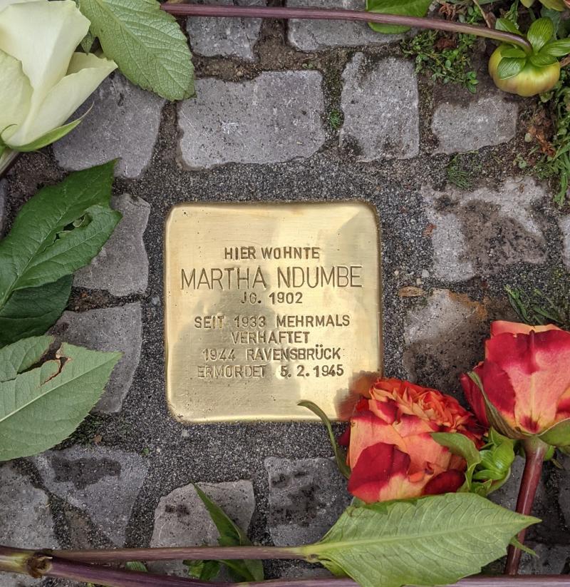 Stolperstein Martha Ndumbe © Koordinierungsstelle Stolpersteine Berlin