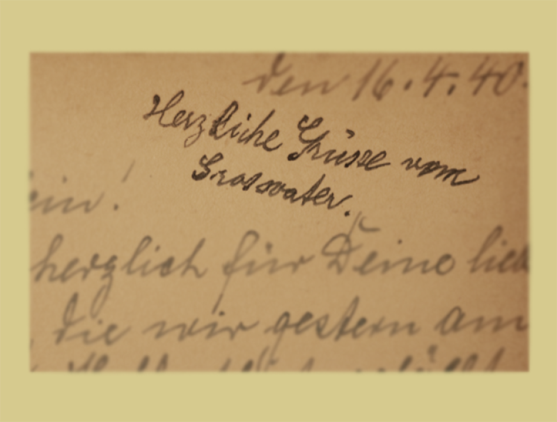 Grüße von Martin; Foto: Besitz Daniel Graf