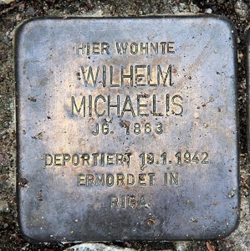 Stolperstein Wilhelm Michaelis © OTFW