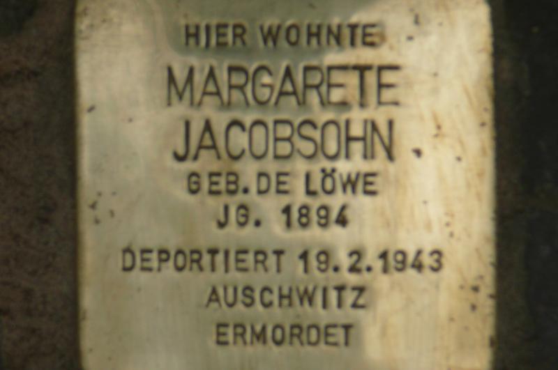 Foto:Initiative Stolpersteine Charlottenburg-Wilmersdorf