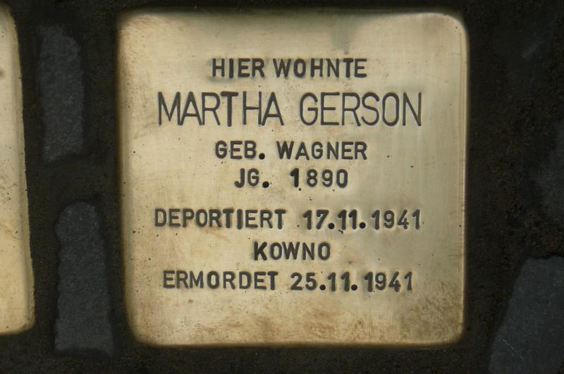 Foto:Initiative Stolpersteine Charlottenburg-Wilmersdorf