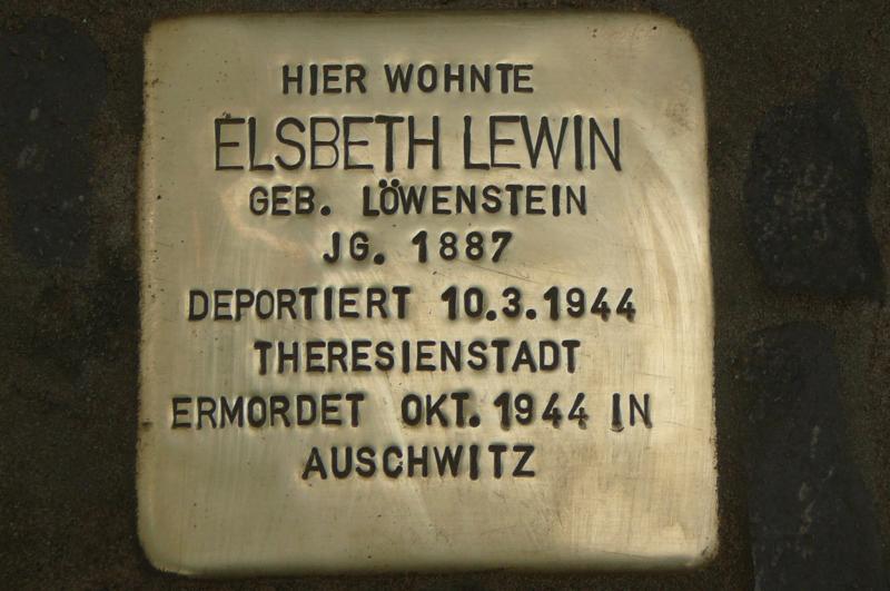 Foto: Initiative Stolpersteine Charlottenburg-Wilmersdorf