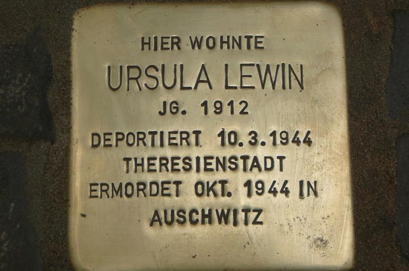 Foto: Initiative Stolpersteine Charlottenburg-Wilmersdorf