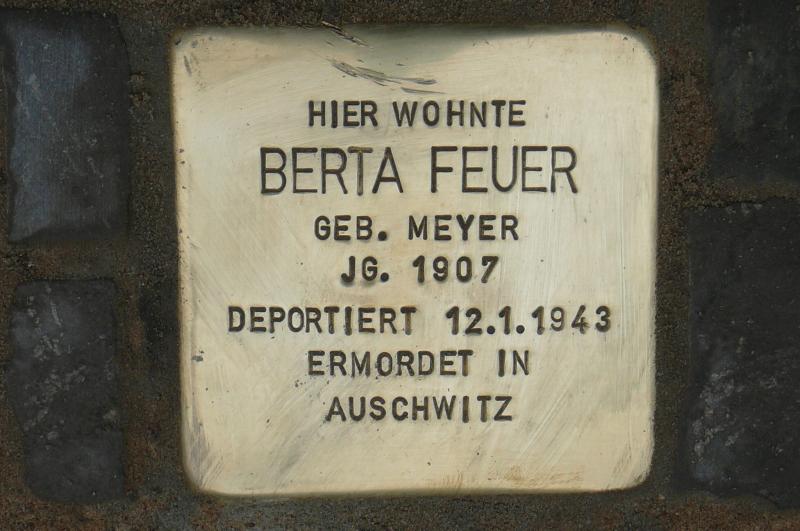 Foto: Initiative Stolpersteine Charlottenburg-Wilmersdorf
