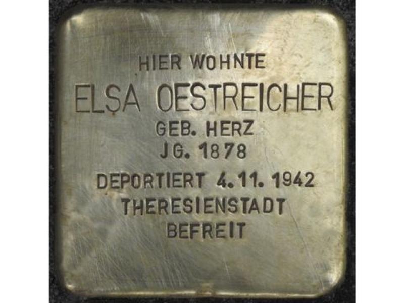 Stolperstein für Elsa Oestreicher