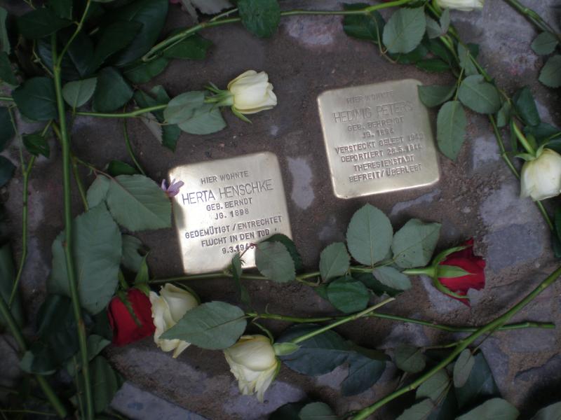 Stolperstein Hedwig Peters  © Koordinierungsstelle Stolpersteine