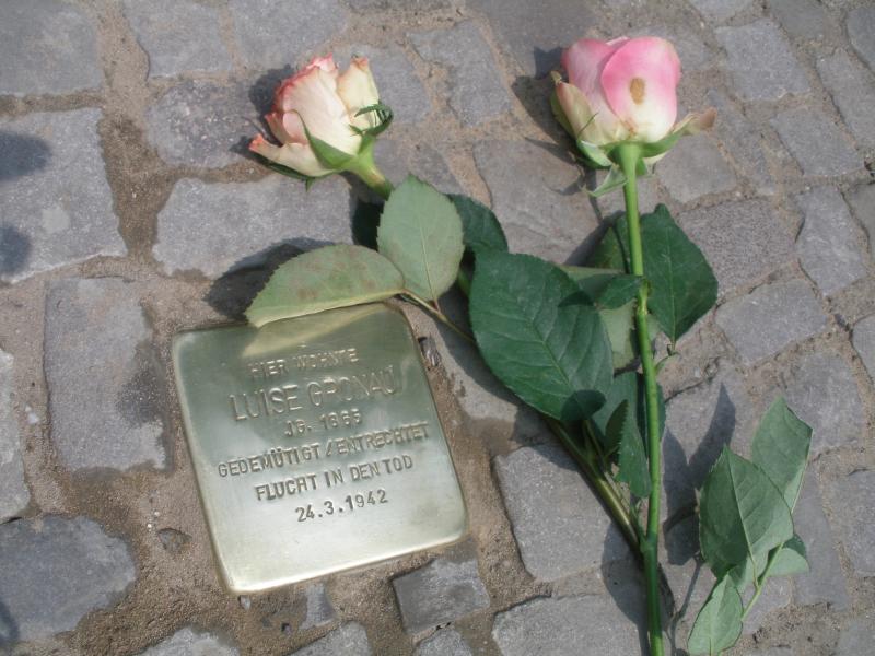 Stolperstein von Luise Gronau