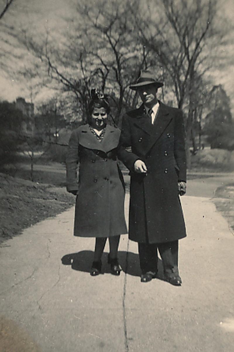 Wally & Karl Brock in New York (© Walter Brock)