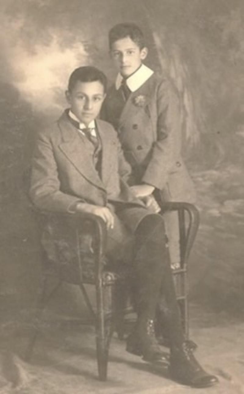 Ernst (links) und Fritz Michael (rechts) Simon © Familie