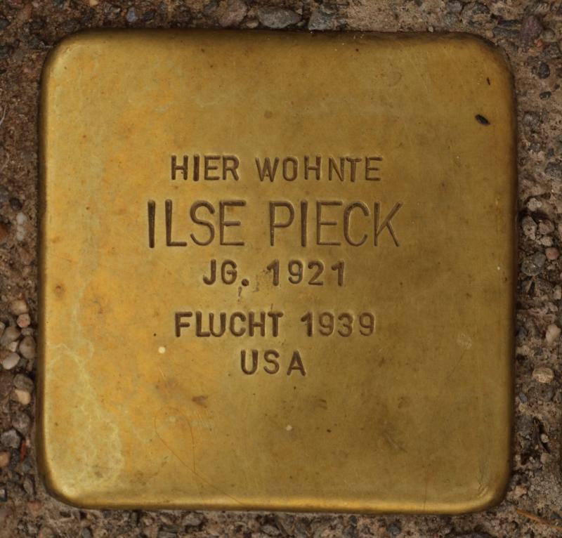 Stolperstein für Ilse Pieck © Initiative Spandau