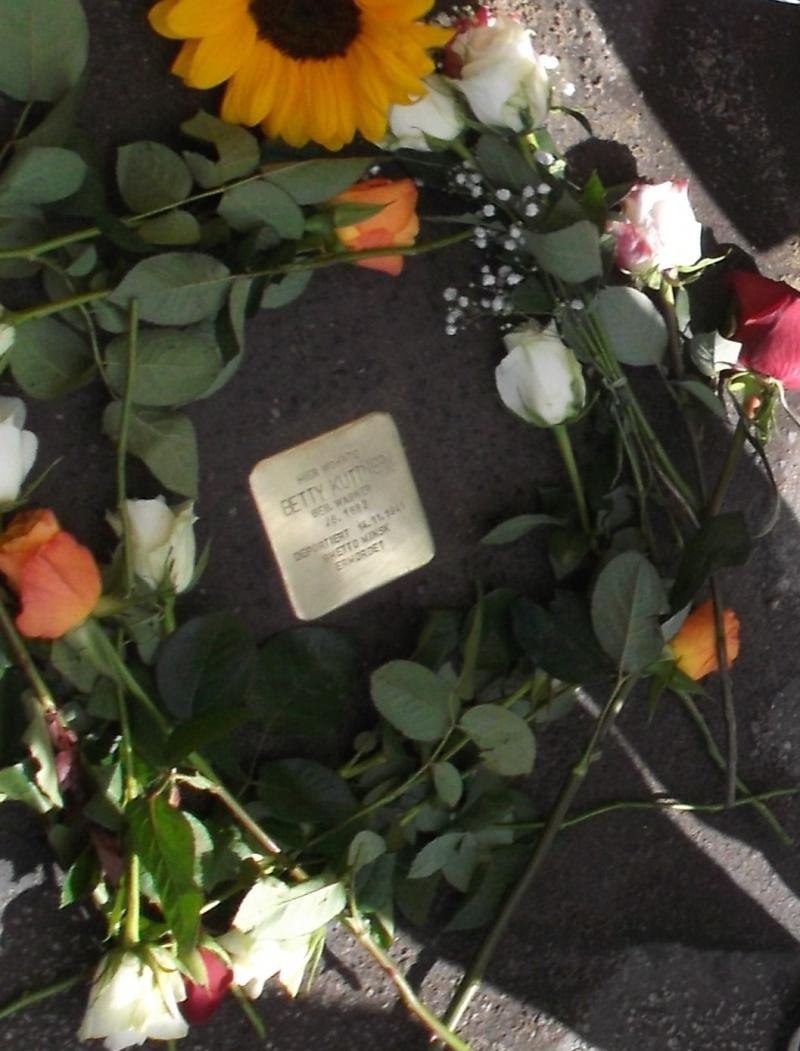 Stolperstein für Betty Kuttner © I. Witte