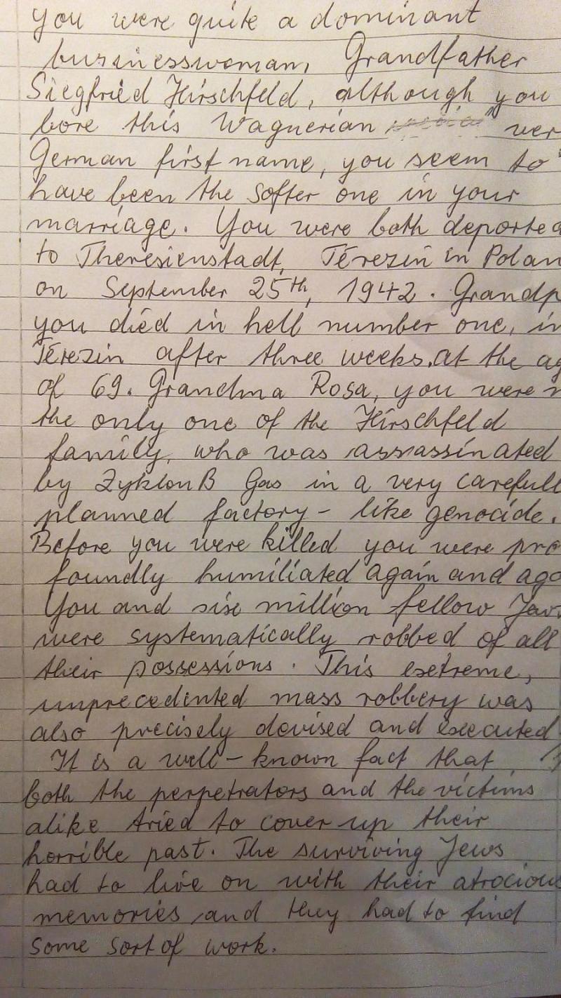 Rede von Enkelin Ilana Ruth Heilfron, Seite 2