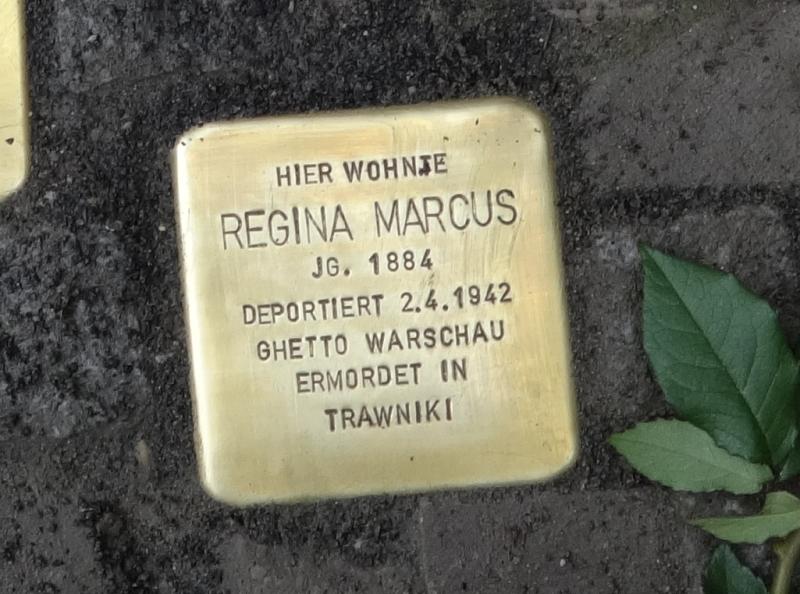 Stolperstein für Regina Marcus