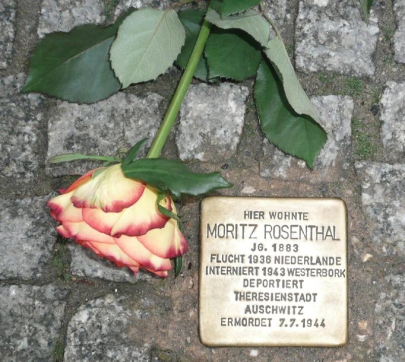 Stolperstein für Moritz Rosenthal