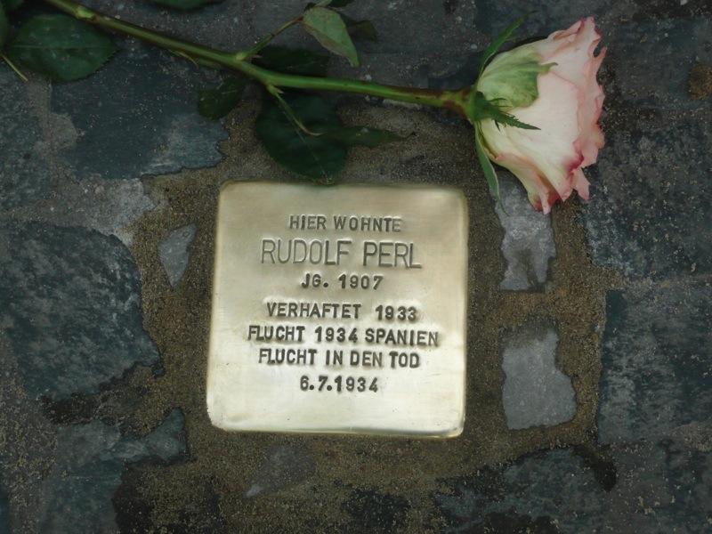 Stolperstein für Rudolf Perl
